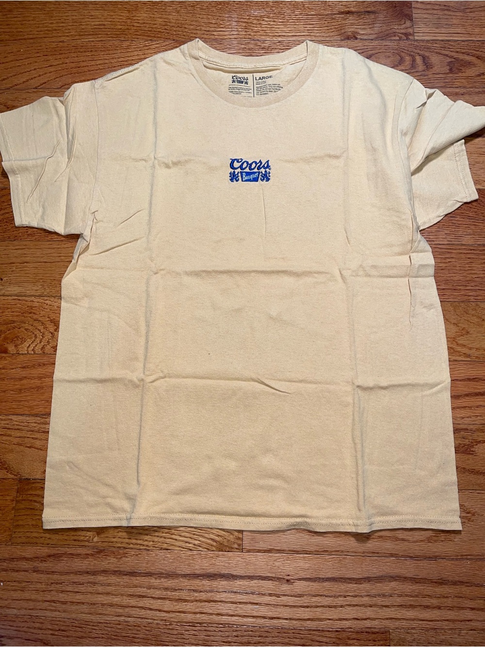Coors Cream Short-Sleeve Logo Tee
